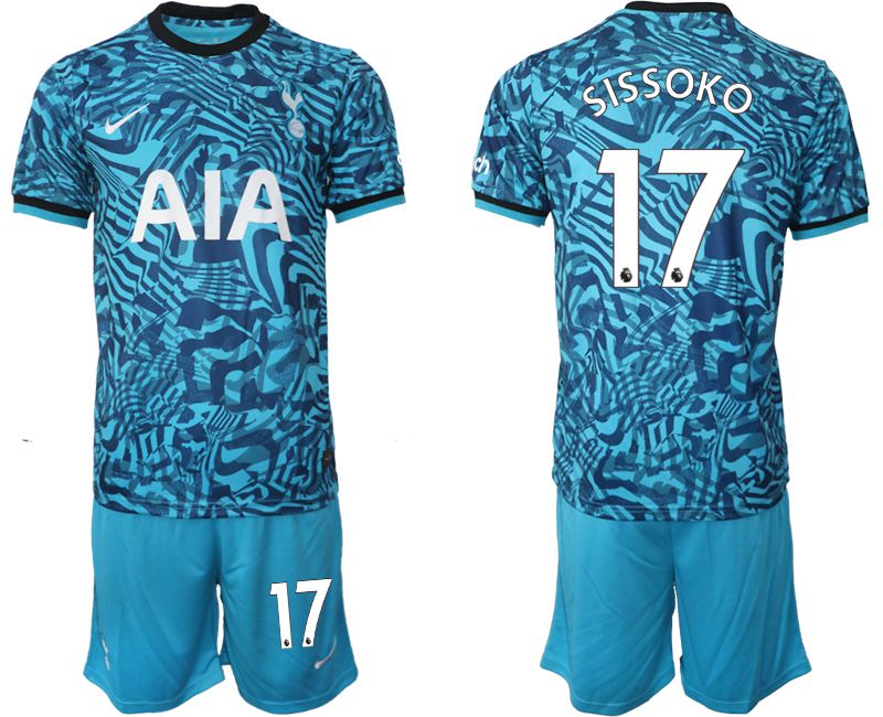 Men 2022-2023 Club Tottenham Hotspur away blue 17 Soccer Jersey